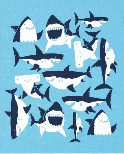 Shark Illustration Design, Cute Shark Illustration, Shark Illustration Cute, Sharks Illustration, Shark Prints, Shark Illustration, Shark Drawing, Nautical Inspiration, Lino Art