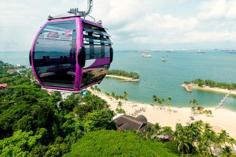 Singapore cable car in Sentosa island with aerial view. Singapore cable car in S , #sponsored, #car, #cable, #Singapore, #Sentosa, #view #ad Holiday Destinations Bucket Lists, Singapore With Kids, Singapore Tour Package, Holiday In Singapore, Things To Do In Singapore, Singapore Tour, Singapore Airlines, Singapore Travel, Cable Car