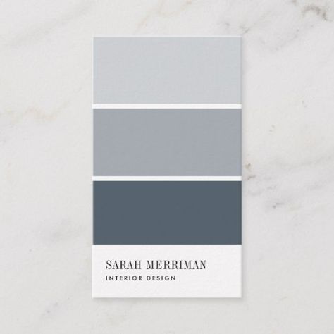 Office Color Scheme, Designer Business Card, Interior Designer Business Card, Office Paint Colors, Office Paint, New Background, Vertical Business Cards, Paint Color Schemes, Paint Chip