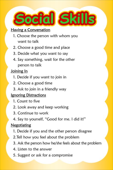 Social Skills Poster 3 of 3 Social Skills Worksheets, Social Skills Curriculum, Social Skills Videos, Social Skills Training, Social Skills Lessons, Social Skills For Kids, Social Emotional Activities, Social Skills Groups, Social Skills Activities