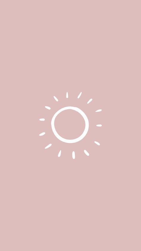 white sun / summer icon on a pink background for instagram highlight cover Sun Instagram Highlight Icon, Sun Highlight Cover Instagram, Summer Insta Highlight Cover, Insta Highlight Cover Icons Pink, Summer Instagram Highlight Covers, Cute Highlight Covers For Instagram, Instagram Highlight Covers Friends, Highlight Covers Friends, Instagram Highlight Covers Pink