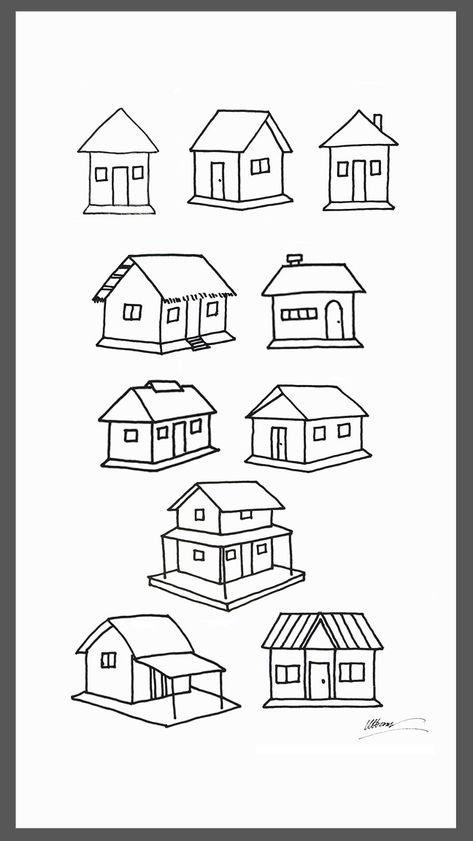 Different House drawing,
Different hut drawing,
10 houses draw easy
Easy hut/house drawing
Step by step house/hut drawing
Simple 10 huts draw
Simple and easy hut drawing
10 houses drawing tutorials
Ukroy art tutorials
10 type of house drawing
Village house drawing
Easy village hut drawing
Different type of house drawing
10 different type huts drawing
How to draw different house
Very easy house drawing
Very simple and easy hut drawing
Easy hut drawing tutorial Hut House Drawing, Home Drawing Simple, House Drawing Step By Step, Simple House Sketch, Hut Drawing, Type Of Houses, Easy House Drawing, Rama Art, House Plan Drawing