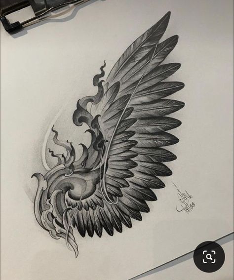 Jay Tattoo, Tato Maori, Alas Tattoo, Arm Tattoos Drawing, Wings Sketch, Wing Tattoo Designs, Wings Drawing, Angel Wings Tattoo, Wing Tattoo