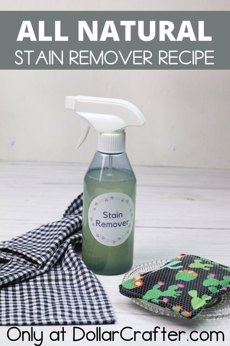 Diy Stain Remover Spray, Diy Laundry Stain Remover, Stains Out Of Carpet, House Manager, Homemade Stain Removers, Natural Stain Remover, Stain Remover Clothes, Diy Stain Remover, Organic Cleaning