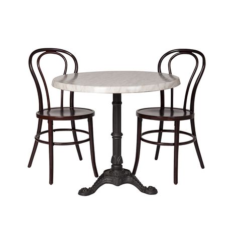 Create the perfect Parisienne Cafe feel with our Wenge Bentwood Chairs and Baroque faux marble top cafe table. Also available as Bar table with Bar stools. www.valiant.com.au Parisienne Cafe, Table With Bar Stools, Cafe Tables And Chairs, Top Cafe, Homes Architecture, Cafe Table, Event Furniture, Side Porch, Porch Furniture