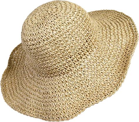 Women Straw Hat Wide Brim Beach Sun Cap Foldable Large Lady Floppy 100% Natural Paper Braided for Travel Decoration Summer Vacation Soft Lightweight and Breathable (Beige) Outdoor Hut, Summer Review, Sun Cap, Well Decor, Gifts For Your Girlfriend, Travel Decor, Beach Hat, Hat Making, Wide Brimmed