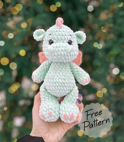 Free amigurumi patterns... On our blog, you can find great ideas, crochet step-by-step tutorial about amigurumi dragon. You will not have a hard time crocheting Amigurumi free crochet patterns. Feel free to customize it with different colors or embellishments to make it your own. Enjoy your crafting! Tiny Crochet Dragon, Crochet Patterns For Free, Mini Crochet Patterns Free, Mini Amigurumi Free Pattern, Crochet Dragon Pattern Free, Diy Finger Knitting, Crocheting Amigurumi, Crochet Turtle Pattern, Amigurumi Dragon