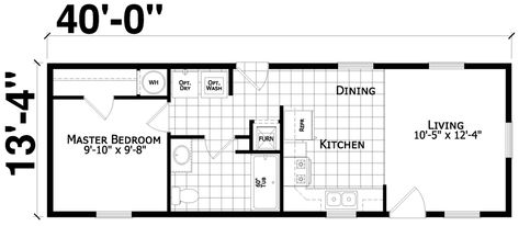 14x40 Shed House Floor Plans, 16x40 Shed House Plans, 14x40 Shed House Interior, Floor Plans Cabin, 16 X 40 Floor Plans Layout, Studio Apartment Floor Plans, 1 Bedroom House Plans, Shed Floor Plans, New Mobile Homes