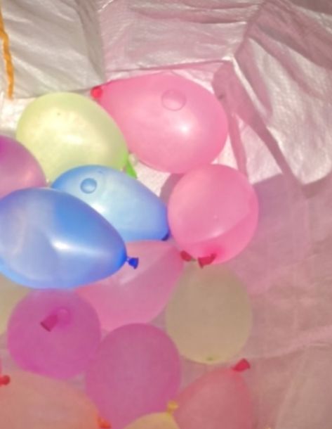 Water Balloon Photoshoot, Water Balloon Aesthetic, Water Ballon Aesthetic, Water Balloon Volleyball, Holi Vibes, Teenage Pool Party Aesthetic, Ballon’s In Pool, Aesthetic Water, Sweet Sixteen Birthday Party Ideas