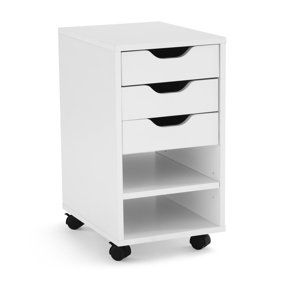 Storage For Small Rooms, Bedroom Storage For Small Rooms, Craft Storage Cart, White Office Furniture, Small Room Organization, Rolling File Cabinet, Vanity Room, Bedroom Desk, Kids Room Organization