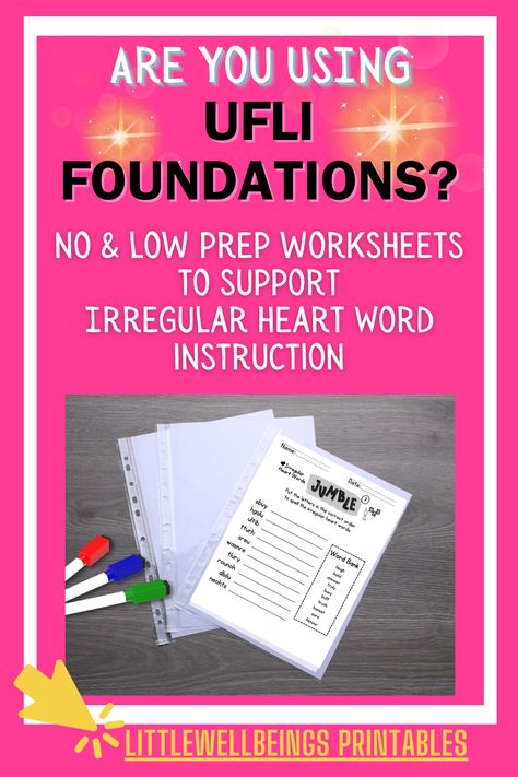 Ufli Foundations Activities, Ufli Foundations 2nd Grade, Ufli Foundations First Grade, Ufli Activities, Ufli Foundations Kindergarten, Reading Specialist Classroom, Ufli Foundations, Words To Spell, Hooked On Phonics