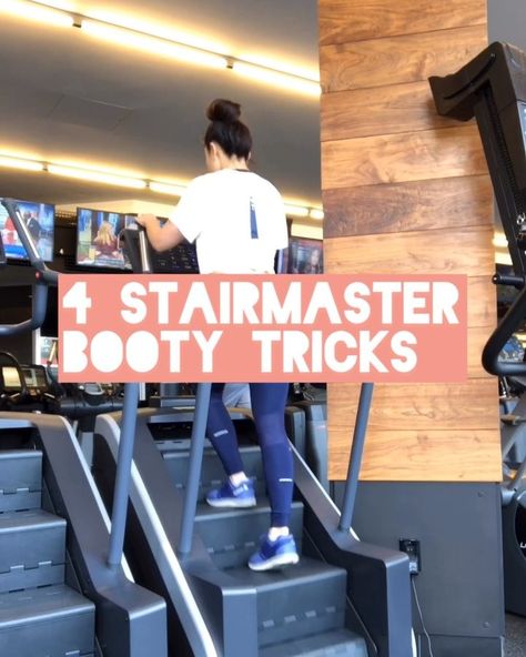 Stair Workout Gym, Cardio Machine Workout, Stair Stepper Workout, Hiit Elliptical Workout, Stair Climber Workout, Cassey Ho Blogilates, Stairmaster Workout, Stepper Workout, Fitness Studio Training