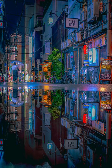 Lost in the Neon Wonderland of Osaka! 🌃🎆 Tokyo Override, Osaka Street, Neon Wonderland, Japan Osaka, Japanese Festival, City Skylines, Japan Street, Japan Aesthetic, Art Manga