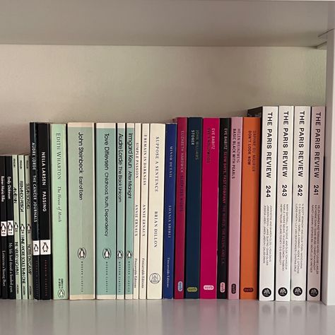 Penguin Modern Classics Collection, Classic Book Collection, Modern Classics Books, Modern Classic Books, Penguin Classics Books, Penguin Classics Aesthetic, Book Collection Aesthetic, Nyrb Classics, Bookstagram Bookshelves