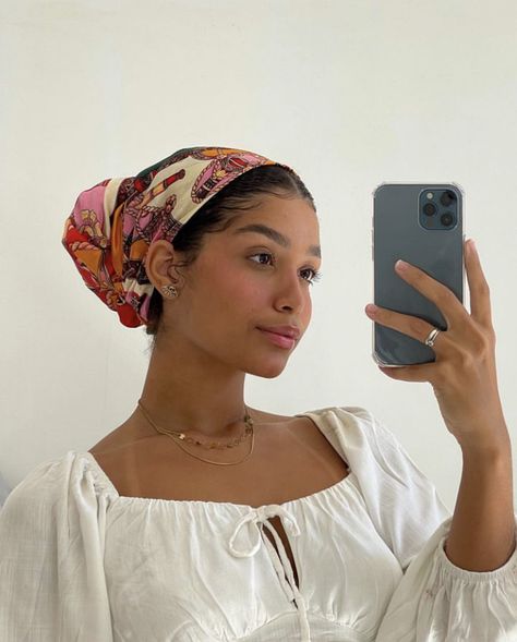 Braids Headwrap, Headwrap Outfit, Christian Veil, Headwraps For Natural Hair, Headwrap Styles, Braided Headwrap, Headwrap Hairstyles, Summer Hairstyles For Black Women, Hair Inspired