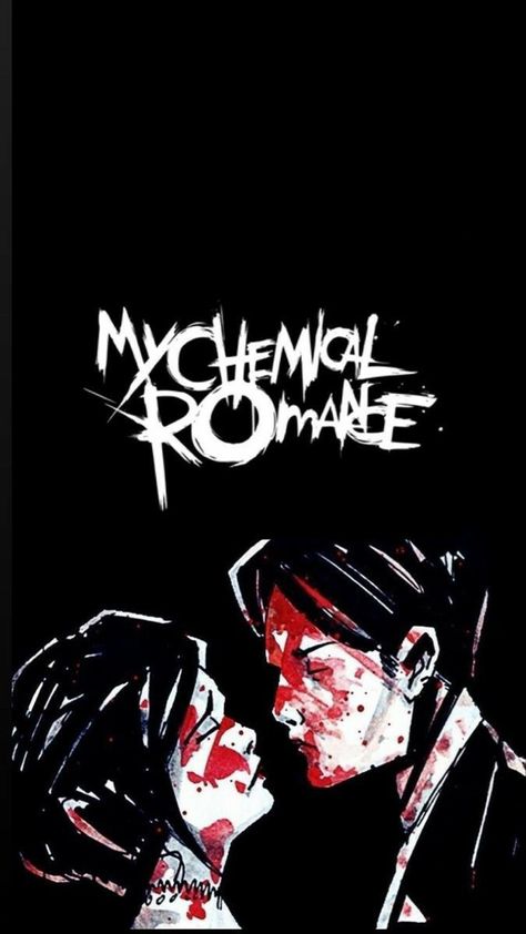 Emo Bands Wallpaper, Emo Band Posters, Metal Aesthetic Wallpaper, Emo Artwork, Billy Loomis Wallpaper, Emo Posters, Emo Wallpaper Aesthetic, Mcr Logo, My Chemical Romance Poster