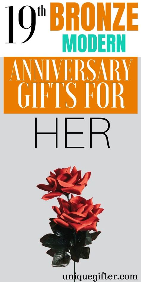 19th Bronze Modern Anniversary Gifts For Her | Gifts For Your Wife | Wedding Anniversary Gifts | Gifts To Celebrate Anniversary | Present Ideas For Your Wife | Gifts For Her | 19th Anniversary Gifts | 19th Wedding Anniversary | Gifts She Will Love | Anniversary Gifts | #gifts #giftguide #anniversary #presents #unique via @ 30 Year Anniversary Gift, 12 Year Anniversary Gifts, 20 Year Anniversary Gifts, 11 Year Anniversary Gift, Second Year Anniversary Gift, 4th Year Anniversary Gifts, 25 Year Anniversary Gift, 19th Anniversary Gifts, 3rd Year Anniversary Gifts