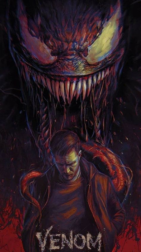 Here have a awesome wallpaper of upcoming venom ! Venom Movie, Marvel Movie Posters, Venom Art, Venom Comics, Marvel Venom, Marvel Posters, Marvel Wallpaper, Incredible Hulk, Fantastic Four