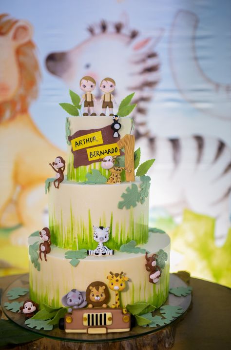 Jungle Theme Cakes, Jungle Theme, Themed Cakes, Birthday Cake, Collage, Cake, Birthday, Pins, Quick Saves