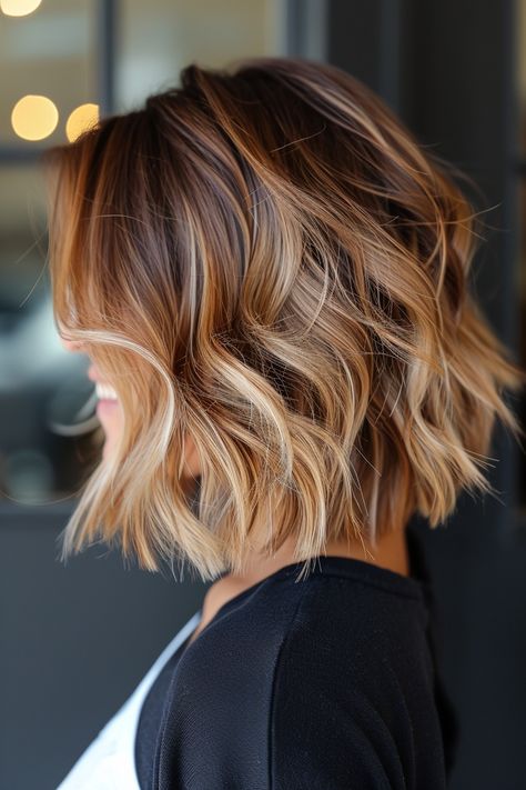 Short Hair Balayage Curly, California Brunette Hair, Shatush Hair, California Brunette, Brunette Hair Ideas, West Coast Style, Coast Style, Spring Hair Color, Short Hair Balayage