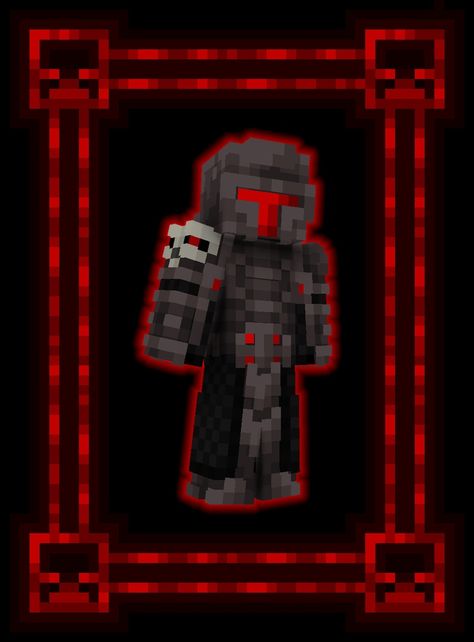 Netherite Chaos Knight Minecraft Skin Minecraft Knight Skins, Knight Minecraft Skin, Minecraft Skin Inspiration, Minecraft Armor Design, Pg3d Skins, Minecraft Medieval Skins, Minecraft Netherite, Netherite Armor, Minecraft Mobs Mod