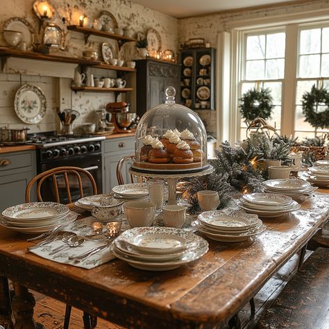 Classy Southern Christmas Decor Ideas - Southern Christmas Decor, Southern House Decor, Traditional Southern Home Decor, Southern Christmas Decorations, Modern Southern Home Decor, Southern Living Rooms, Traditional Southern Home, Southern Charm Decor, Christmas Dinner Set