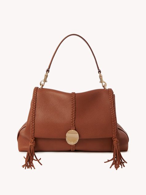 Chloe Women's Penelope | Chloé US official site Homer Odyssey, Best Work Bag, Medium Handbags, Large Handbags, Independent Women, Leather Weaving, Chloe Bag, Work Bags, Evening Bags