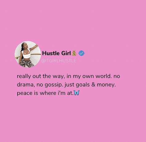 Inspirational Quotes Baddie, Baddie Quotes About Being Pretty, Comfort Zone Quotes Motivation, Inspiring Captions, Baddie Pink Quotes, Get Money Quotes, Kinda Focused On Being A Baddie, Baddie Motivation, Pink Widget