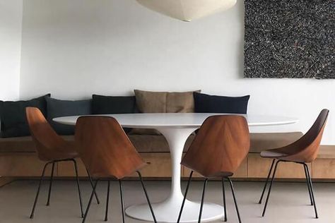 Eero Saarinen Tulip Table, Table Banquette, Marble Tulip Table, Saarinen Tulip Table, Saarinen Table, Tulip Dining Table, Stone Table Top, Tulip Table, Eero Saarinen