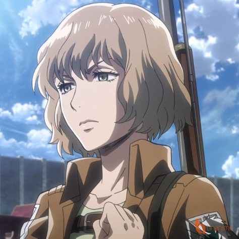 Hitch Dreyse, Connie Springer, Aot Characters, Attack On Titan Season, Superhero Wallpaper, Game Costumes, Character Design Animation, Attack On Titan Anime, Slayer Anime