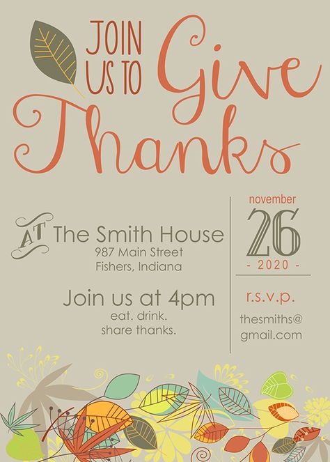 Use the free printable and Customizable Thanksgiving Invitation to create the perfect Thanksgiving invite for your friends and family. #ThanksgivingInvitation #freeprintable #thanksgivingdinner #friendsgiving Dinner Invitation Wording, Potluck Invitation, Thanksgiving Invitation Template, Thanksgiving Templates, Thanksgiving Potluck, Recipe Thanksgiving, Friendsgiving Invite, Free Thanksgiving Printables, Dinner Invitation Template