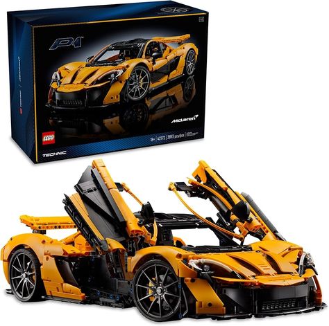 Amazon.com: LEGO Technic McLaren P1 Hypercar Building Set, F1 Gift for Adults, Formula 1 Race Car Collectible Model with V8 Piston Engine and 7-Speed Gearbox, 42172 : Toys & Games Lego Sets Aesthetic Cars, Lego Sets Cars, Legos Car, Lego F1 Car, Car Lego Sets, Cool Lego Sets, Legos Cars, Lego Mclaren, Hermes God