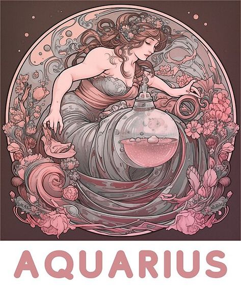 Aquarius Zodiac- cute zodiac symbol of Aquarius Zodiac in retro zodiac Style Retro Zodiac, Cute Zodiac, Gemini Art, Aquarius Art, Cosmic Connection, White Bg, Vintage Zodiac, Celestial Magic, Astrology And Horoscopes