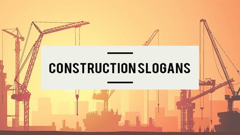 The construction industry is a booming business with plenty of opportunities. It is easy to put up a construction company if you have ideas and … Construction Quotes, Campaign Management, Handyman Business, Booming Business, Information Board, Business Slogans, Contracting Company, Mission Work, Cool Slogans