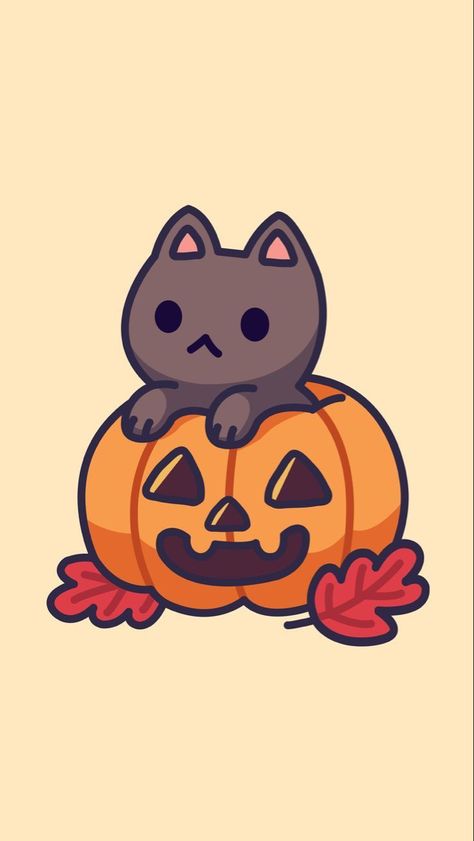 Halloween Cute Aesthetic, Cute Hd Wallpapers, Cute Halloween Pictures, Cute Halloween Wallpaper, Halloween Home Decor Ideas, Cute Aesthetic Wallpaper, Cute Halloween Drawings, Helloween Wallpaper, October Wallpaper