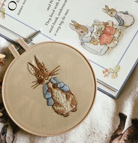 Historic Gardens, Beatrix Potter Nursery, Gcse Textiles, Gakuen Alice, Peter Rabbit Nursery, Peter Rabbit And Friends, Dream Aesthetic, Animal Embroidery, Fir Tree