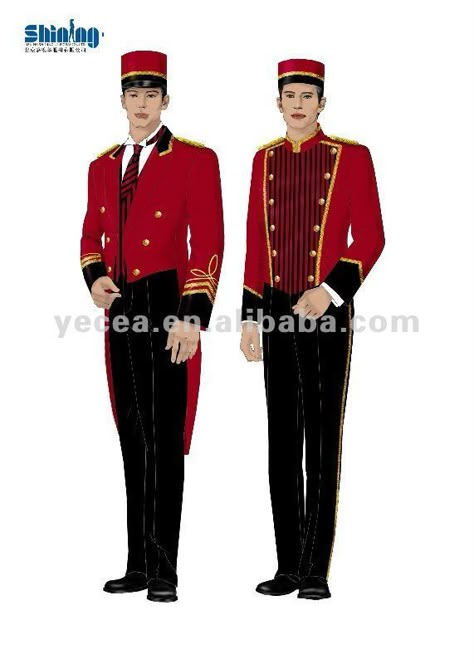 Doorman Uniform, Security Uniforms, Hollywood Tower Hotel, Hotel Uniform, Chelsea Hotel, Staff Uniforms, Hospitality Uniform, Workwear Vintage, Fashion Suits For Men