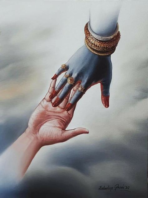 Krishna Hand, Radha Krishna Hand, Radha Krishna Hand Wallpaper, Radha Krishna Painting Aesthetic, Aesthetic Krishna Painting, Radha Krishna Hands Images, Radha Krishna Beautiful Painting, Krishna Feet Wallpaper, Mordern Krishna Art