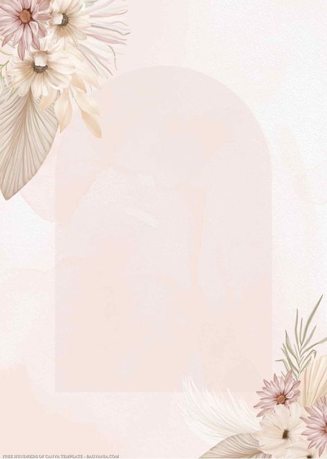 Bridal Background, Pink Invitation Template, Pink Floral Background, Dream Wedding Invitations, Baptism Invitations Girl, Invitation Layout, Elegant Wedding Invitation Card, Pink Invitation, Wedding Card Frames