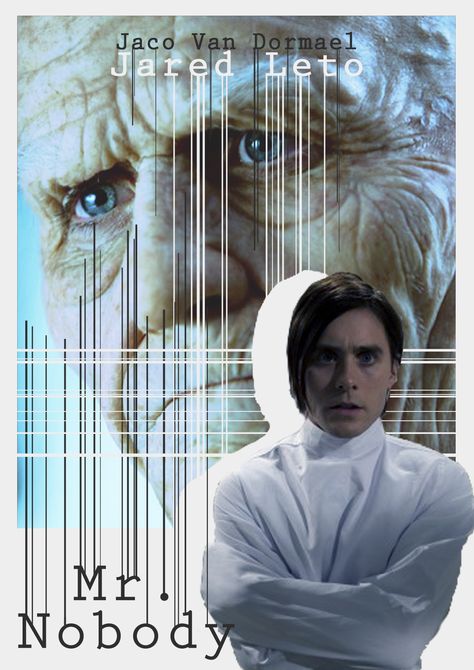 Mr, Nobody poster, own design Mr Nobody Poster, Mr Nobody Movie, Nobody Poster, Nobody Movie, Mr Nobody, Art Haus, Cinema Posters, Sci Fi Movies, Jared Leto