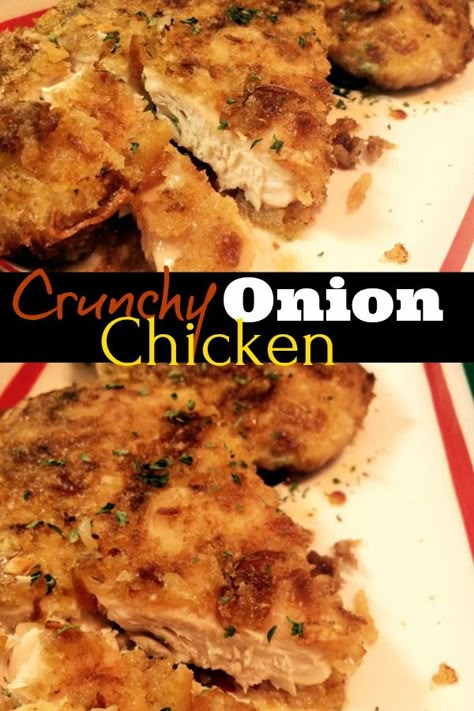 Crunchy Onion Chicken, Onion Soup Mix Recipe, Seafood Mix, Onion Chicken, Onion Soup Mix, Onion Soup, Poultry Recipes, The Chicken, Chicken Dinner Recipes