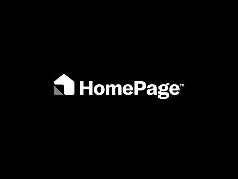 Logo design for HomePage⁣ 🏠+📄⁣⁣⁣⁣⁣HomePage is the one page you need to go if you’re in need of a professional website. ⁣Just a “for fun” logo idea I had during a project. 🤩Interested in working... Property Management Logo Design, Promotional Items For Business, Property Logo, Fun Logo, House Logo Design, Real Estate Logo Design, Logo Idea, Album Art Design, Cleaning Logo