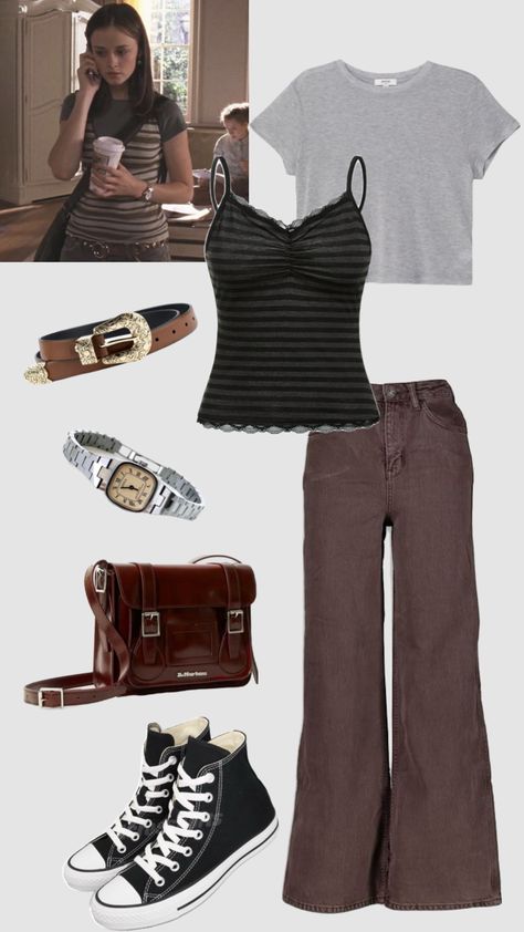 rory gilmore 2000s Fashion Inspiration, Rory Gilmore Style, 80s Inspired Outfits, Gilmore Girls Outfits, University Outfit, Modesty Outfits, Autumn Fits, Casual Preppy Outfits, Rory Gilmore