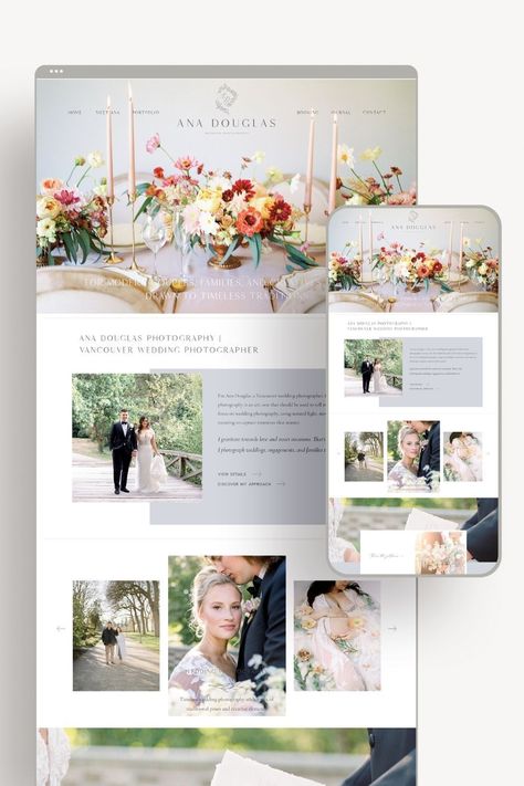 Watercolor Website, Wedding Photography Website Design, Wedding Photographer Website, Website Moodboard, Wedding Photographer Branding, Vip Experience, Photography Website Templates, Website Design Trends, Luxury Website