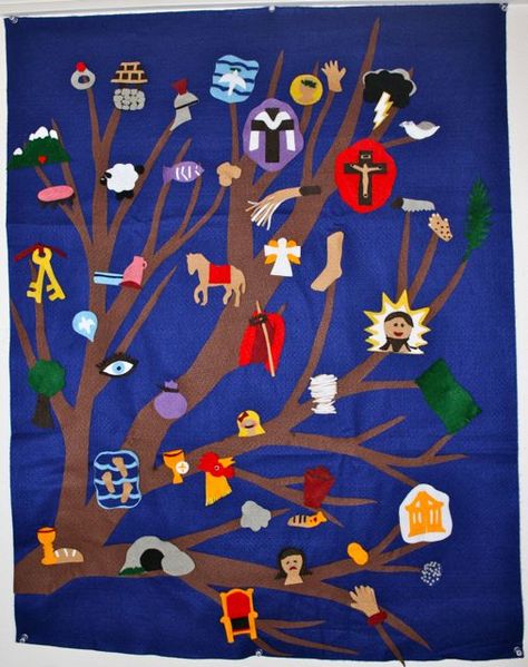 Lent Tree, Jesus Tree, Lenten Activities, Catholic Lent, Worship Ideas, Jesse Tree, Lenten Season, Ash Wednesday, Catholic Kids