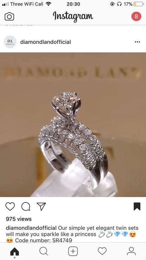 Twin Diamond Ring, Diamond Twins Rings, Carrie Underwood Hair, Carrie Underwood, Diamond Rings, Diamond Ring, Twins, Wedding Rings, Diamonds