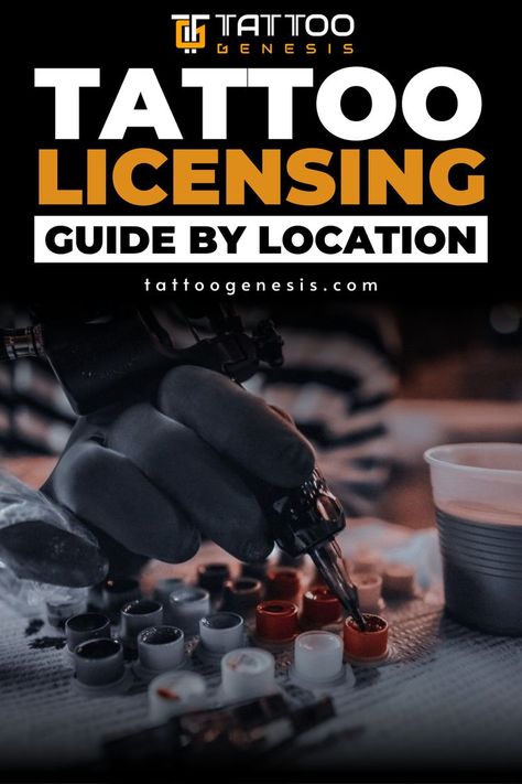 the cover of tattoo licenseing guide by location Self Taught Tattoo Artist, How To Be A Tattoo Artist, How To Tattoo Step By Step, Learn Tattooing, Tattoo Exercises, Tattoo Shading Techniques, Beginner Tattoo Artist, Tattooing Tips, Tattooing 101