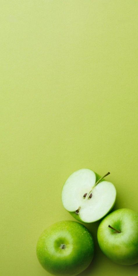 Apple wallpaper Apple Background Fruit, Apple Fruit Wallpaper, Green Apple Wallpaper, Nutrition Wallpaper, Food Background Wallpapers, Fitness Backgrounds, Bio Food, Beauty Skin Quotes, Vegetable Pictures