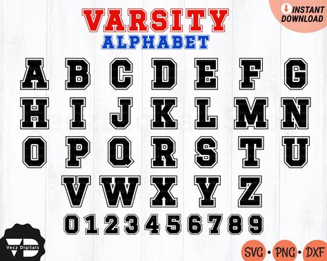 for print, cut and embroider.
Includes uppercase and lowercase letters, numbers, and Baseball Font Alphabet, Jersey Letters Font, Baseball Alphabet Letters, Jersey Font Alphabet, Football Alphabet Letters, Football Numbers Font, Jersey Numbers Font, Sports Numbers Font, Box Letters Font