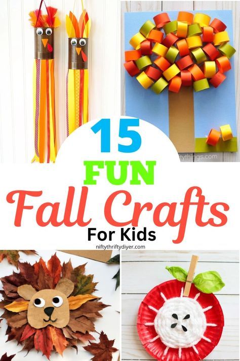 Fall Crafts for Kids- Discover 15 Fall Crafts for Kids that will make your autumn afternoons exciting! From Fall Leaf Suncatchers to Yarn Wrapped Leaves, these easy and fun fall kids' activities are perfect for celebrating the season. Gather your supplies and enjoy these creative fall crafts that kids of all ages will love. Perfect for rainy days or adding a handmade touch to your seasonal fall decor. Dive into these autumn DIY projects and create lasting memories with your little ones Fall Leaf Crafts For Kids, Leaf Suncatchers, Fall Kindergarten Crafts, Adaptive Art, Fall Crafts For Toddlers, July Activities, September Crafts, Autumn Diy, Autumn Leaves Craft